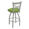Holland Bar Stool Co 30" Swivel Bar Stool, Nickel Finish, Canter Kiwi Green Seat 82030AN009 - alternate 3